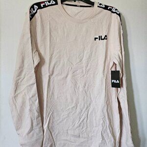 Fila Vintage Heritage Tapered Long Sleeve Shirt NWT